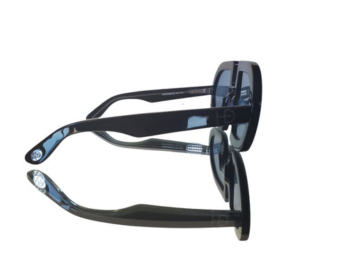 HEED NYC Luxury Black Frame "Blue Tint" Eyewear