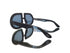 HEED NYC Luxury Black Frame "Blue Tint" Eyewear