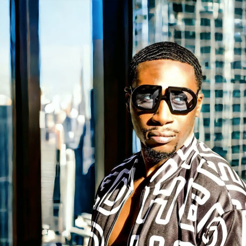 HEED NYC Luxury Black Frame "Coal Tint" Eyewear