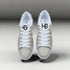 HEED NYC Women's Classic Champagne Gray Vegan Leather Sneakers
