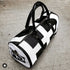 HEED NYC Classic White & Black Large Monogram Mini Duffle Bag