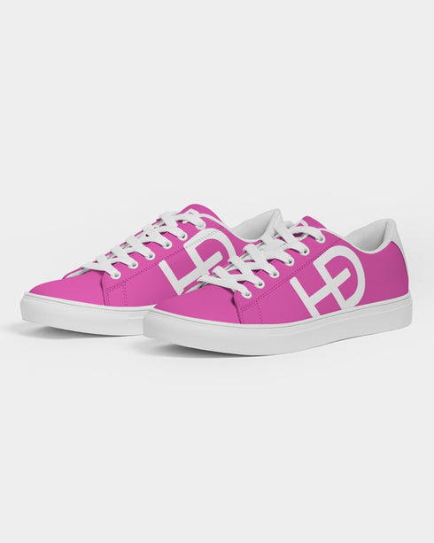 HEED NYC Women's Classic Hot Pink Vegan Leather Sneaker