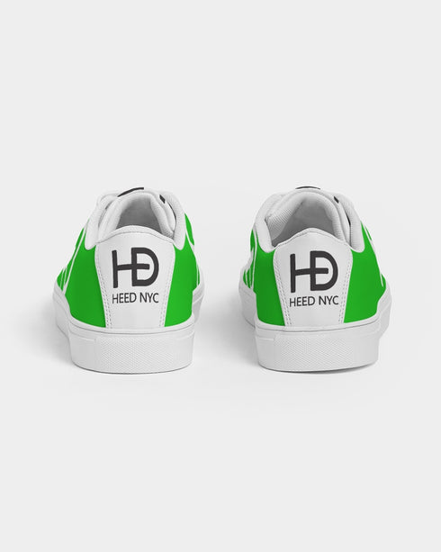 HEED NYC Women's Classic Green Apple Vegan Leather Sneaker