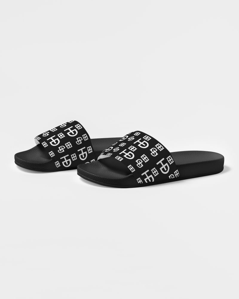 Black Slide Sandals with White Lettering Chanel 24C Black White CHA NEL Letter Logo Mule Slide Block  main image 4
