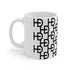HEED NYC YAYA White & Black 11oz Mug