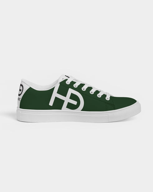 HEED NYC Women's Classic Forest Green Vegan Leather Sneaker