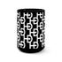 HEED NYC YAYA Black & White 15oz Mug