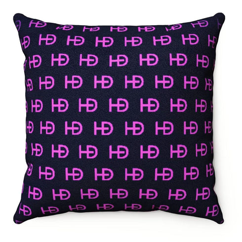 HEED Dècore Classic Black & Purple Throw Pillow