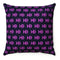 HEED Dècore Classic Black & Purple Throw Pillow