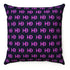 HEED Dècore Classic Black & Purple Throw Pillow